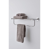 GROHE 40462001 BauCosmopolitan Multi-Towel Rack, 22-1/4 in L x 8-3/4 in W x 6-7/16 in H, StarLight® Polished Chrome