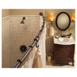 Moen® SR2201OWB Shower Curtain Ring, 2.84 in L x 3.37 in W, Steel, Old World Bronze