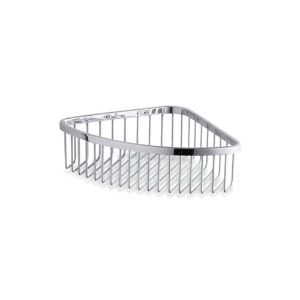 Kohler® 1897-S Large Corner Shower Basket, 3 in H x 8-1/16 in W x 8-1/16 in D, Stainless Steel, Polished Stainless