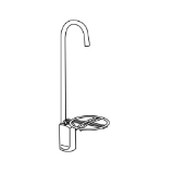 Elkay® LK1114 Glass Filler, Gooseneck Spout, Polished Chrome