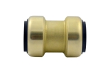 EPC TECTITE™ 10155452 200 Push Coupling with Stop, 1/2 in Nominal, C x C End Style, Brass