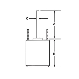 Mars® 10458 113 Condenser Fan Motor, Drip-Proof Enclosure, 1/3 hp, 208 to 230 VAC, 60 Hz, 1 ph, 48 Frame, 1075 rpm Speed, All Angle Mount