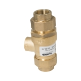 WATTS® 0061888 9D Series Backflow Preventer, 3/4 in Nominal, Union FNPT x Union Joint End Style, Forged Brass Body, Dual Check