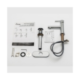 Gerber® D224158 Parma® Lavatory Faucet, 1.2 gpm Flow Rate, 3-1/4 in H Spout, 1 Handle, Touch-Down Drain, 1 Faucet Hole, Polished Chrome