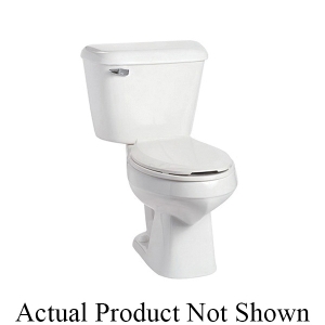 Mansfield® 135 BIS Alto™ Toilet Bowl Only, Biscuit, Elongated Shape, 12 in Rough-In, 15 in H Rim, 2 in Trapway