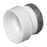 PVC Female Trap Adapter Metal Nut 1-1/4 in