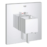 GROHE 19926000 2-Function Trim, 6.3 gpm Shower, StarLight® Polished Chrome