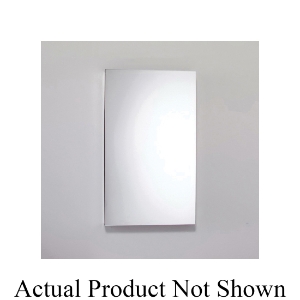 Robern® PLM1630GRE Flat Top Medicine Cabinet with Safeseal™ Gasket and Interior Polished Edge Mirror, PL Series, 15 in OAW x 30 in OAH, Rust Free Aluminum, Classic Gray