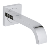 GROHE 13265000 Allure Tub Spout, 6-3/4 in L, 1/2 in FNPT Connection, Brass, Polished Chrome