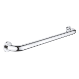 GROHE 40794001 Grip Bar, Essentials, 24 in L, StarLight® Polished Chrome, Metal