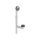 Watco® 500-TQ-PVC-BN Complete Bath Waste with Brushed Nickel QUICK ADJUST® Trip Lever Stopper, PVC