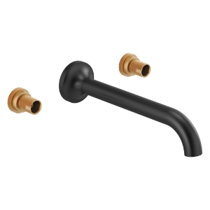 Brizo® T65875LF-BLLHP-ECO Jason Wu/Odin® Widespread Lavatory Faucet, 1.2 gpm Flow Rate, Matte Black, 2 Handles