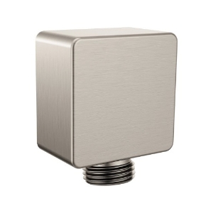 Moen® A721SRN Drop Elbow, 1/2 in, IPS, Metal, Spot Resist™ Brushed Nickel