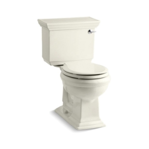 Memoirs® Comfort Height® 2-Piece Toilet, Round Front Bowl, 16-1/2 in H Rim, 1.28 gpf, Biscuit