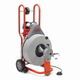 RIDGID® 42007 K-750 Drum Drain Cleaning Machine Kit, 4 to 8 in Drain Line, 200 ft Max Run, 1/2 hp, 115 VAC, Polyethylene Housing