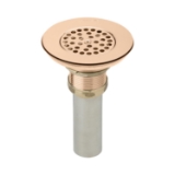 Elkay® LKVR18-CU Strainer and Tailpiece Fitting, 4-1/2 in OAL, Copper, Lustrous Satin