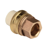 NIBCO® M25010L 4733-LF Union, 1/2 in Nominal, CTS CPVC Slip x Copper Silicon Alloy Solder End Style, CPVC