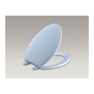 Kohler® 4652-6 Lustra™ Toilet Seat, Elongated Bowl, Closed Front, Polypropylene, Skylight, Quick Release Hinge