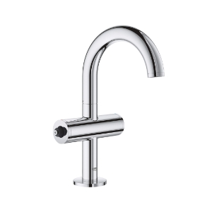 GROHE 21031003 21031_3 Atrio® M-Size Bathroom Faucet, Residential, 1.2 gpm Flow Rate, 6-7/16 in H Spout, 1 Handle, Pop-Up Drain, 1 Faucet Hole, Polished Chrome