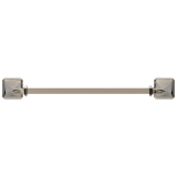 Brizo® 691830-PN Virage® Square Towel Bar, 18 in L Bar, 3-21/64 in OAD x 2-1/2 in OAH, Polished Nickel