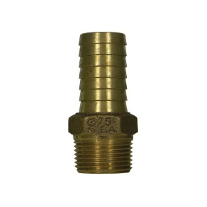 A.Y. McDonald 5420-334 72092 2 Male Adapter, 2 in Nominal, Insert x MNPT End Style, Bronze