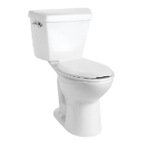 Mansfield® SmartHeight™ 531506 4977 Denali™ Toilet Bowl, White, Elongated Shape, 12 in Rough-In, 2 in Trapway