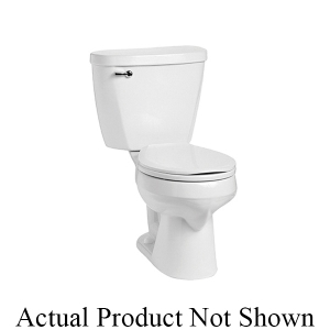Mansfield® 380 Summit™ Toilet Bowl Only, Bone, Round Shape, 12 in Rough-In, 15 in H Rim, 2 in Trapway