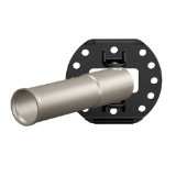 Moen® CSR2166CH Adjustable Curved Shower Rod with Flange, 1 in Dia x 6 ft L Rod/Track, 304 Stainless Steel, Chrome