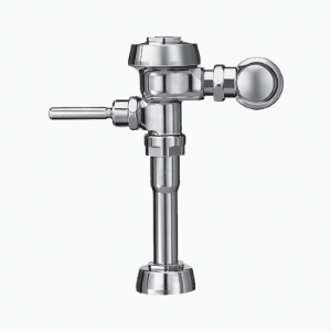 Sloan® 3012400 180 Single-Flush Manual Exposed Flushometer, 3.5 gpf Flush Rate, 1 in IPS Inlet, 1-1/4 in Spud, 15 to 80 psi Pressure, Polished Chrome