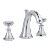 GROHE 18086VP0 Kensington® Faucet Round Handle, Chrome Swarowski Crystal