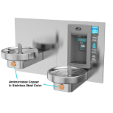 Oasis® 504843 Refill Station & Drinking Fountain Combo, Electronic Bottle Filler Sensor Operation, Non-Refrigerated Chilling