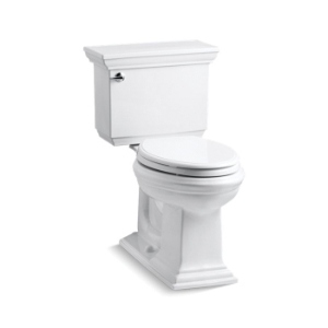 Kohler® 3817-U-0 2-Piece Toilet, Memoirs® Comfort Height®, Elongated Bowl, 16-1/2 in H Rim, 12 in Rough-In, 1.28 gpf, White