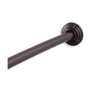 Kohler® 9349-2BZ Expanse® Traditional Curved Shower Rod, Stainless Steel, Oil Rubbed Bronze