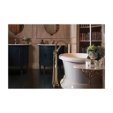 Brizo® T70130-GL Freestanding Tub Filler, Virage®, 2 gpm Flow Rate, Luxe Gold, 1 Handle