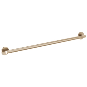 Brizo® 694275-GL Euro Round Decorative Grab Bar, 42 in L x 1-1/4 in Dia, Luxe Gold, Metal