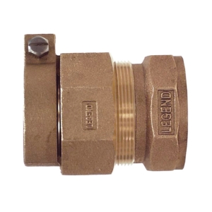 Legend 313-280NL T-4305NL Coupling, 1 x 3/4 in Nominal, Pack Joint (CTS) x FNPT End Style, Bronze