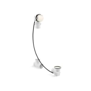 Kohler® 7214-SN Cable Bath Drain, Metal Drain, Vibrant® Polished Nickel