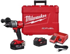Milwaukee® M18™ FUEL™ 2803-22 Cordless Drill/Driver Kit, 1/2 in Chuck, 18 VDC, 2000 rpm No-Load, 6.9 in OAL, REDLITHIUM™ Battery