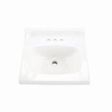 Gerber® G0012224 Marquis™ Single Door Vanity Top Bathroom Sink With Concealed Front Overflow, 10-3/8 in OAH x 19 in OAW