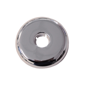 PASCO 2863 Split-One Floor and Ceiling Plate, 3 in IPS Thread, Plastic, Polished Chrome