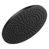 DELTA® 52158-BL25 Universal 1-Setting Raincan Shower Head, 2.5 gpm Max Flow, 1 Spray, Matte Black