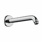 Hansgrohe 27412001 Showerarm, 9 in L, 1/2 in FNPT, Polished Chrome