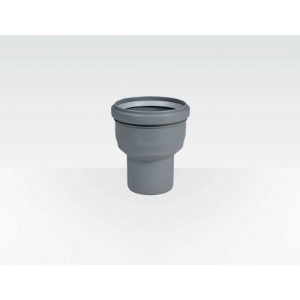Centrotherm Eco Systems InnoFlue® ISIA0608 Single Wall Centric Increaser, 6 to 8 in Dia x 10.4 in L, Polypropylene, Gray