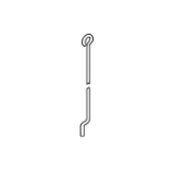 Kohler® 21354 Lift Rod, 10-1/4 in