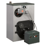 Peerless® WBV-E-03-WPCT-AFG Packaged Oil Hot Water Boiler with Burner, with Tcoil
