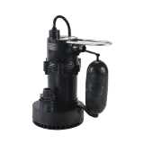 LittleGIANT® 5.5 Sump Pump, 35 gpm, 1-1/4 in FNPT Outlet, 1/4 hp