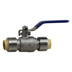 Boshart Industries SSPFBV-05 1/2" 304 Stainless Steel Push-Fit Ball Valve