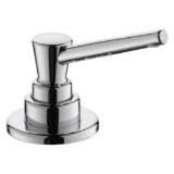 DELTA® RP1001 Classic Soap/Lotion Dispenser, Chrome, 13 oz Bottle Capacity, Deck Mount, Brass