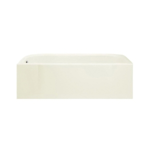 Sterling® 71141122-0 Bathtub, Accord®, Soaking Hydrotherapy, Rectangle Shape, 60-1/4 in L x 31-1/4 in W, Right Drain, White