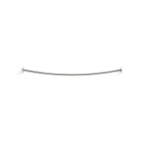 Kohler® 9349-BS Expanse® Traditional Curved Shower Rod, Stainless Steel, Brushed Stainless Steel